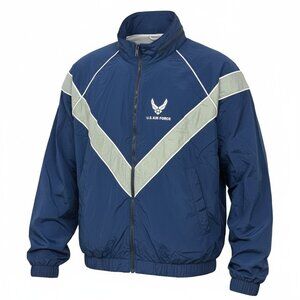 US Air Force Jacket Men's Small Long Blue PTU Skilcraft Long Sleeve Full Zip